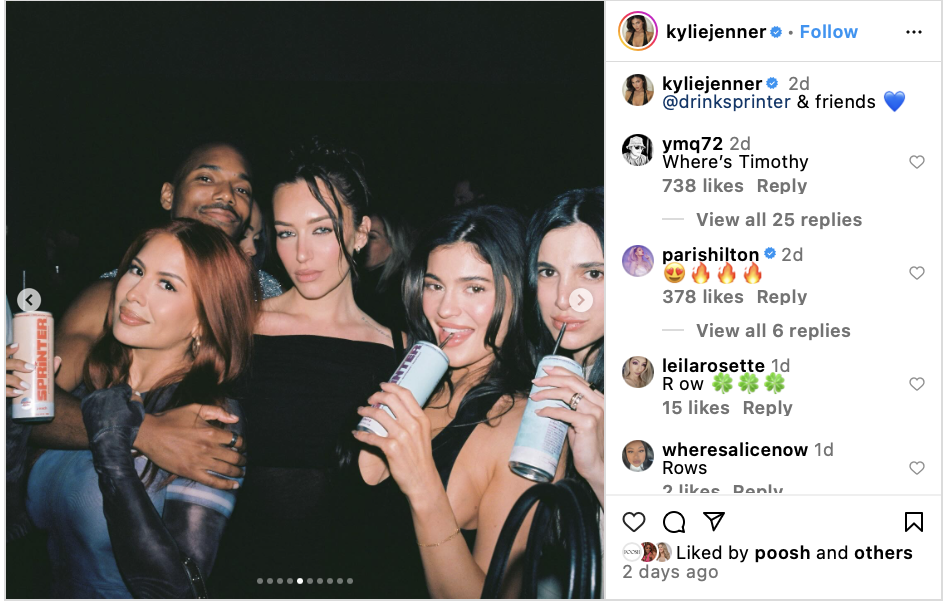 Kylie Jenner Alcohol Vodka brand